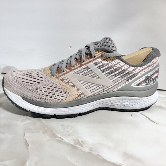 NEW BALANCE 860 V9 Gray White Running Course Athletic Shoes Sz 11 - Picture 9 of 9